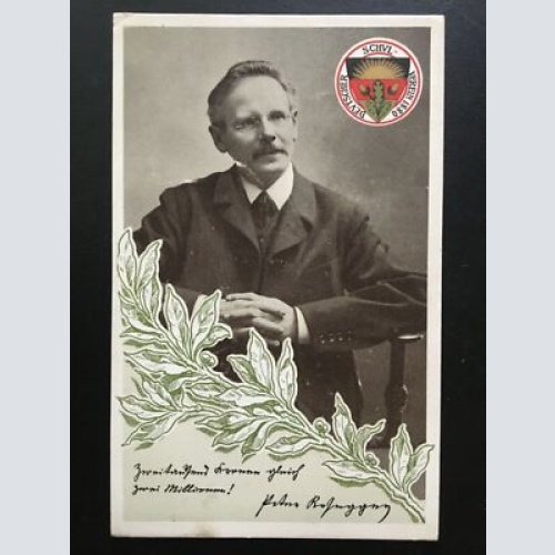 Deutscher Schulverein - Peter Rosegger - Schriftsteller - Künstlerkarte 16015 TH