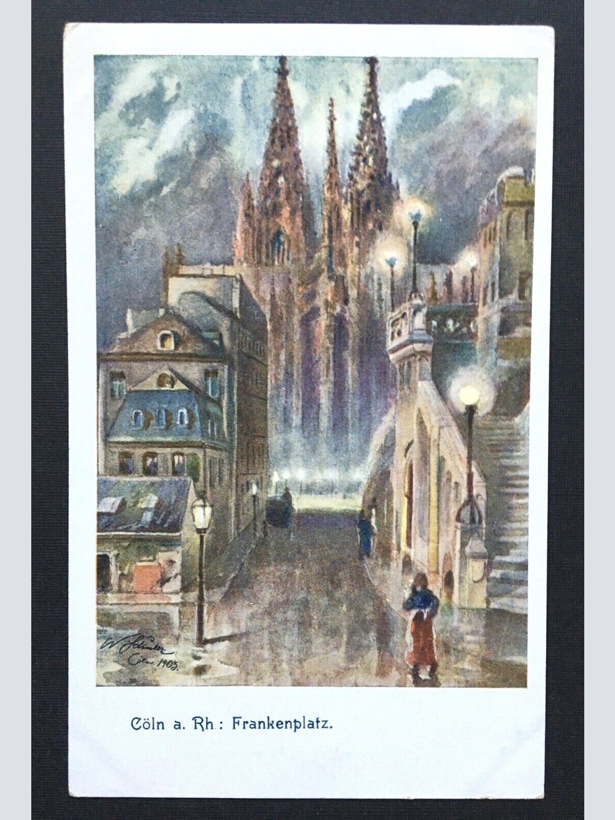 Köln am Rhein Frankenplatz Cöln Dom Nordrhein-Westfalen Deutschland 4006741 TH B