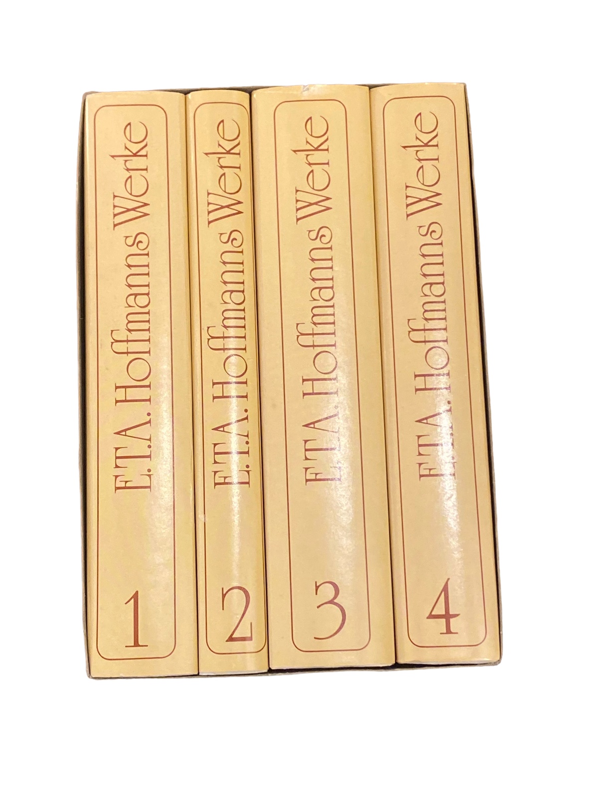 4630 E.T.A. Hoffmann WERKE IN VIER BÄNDEN: BÄNDE 1-4 HC +Abb 4 Bde