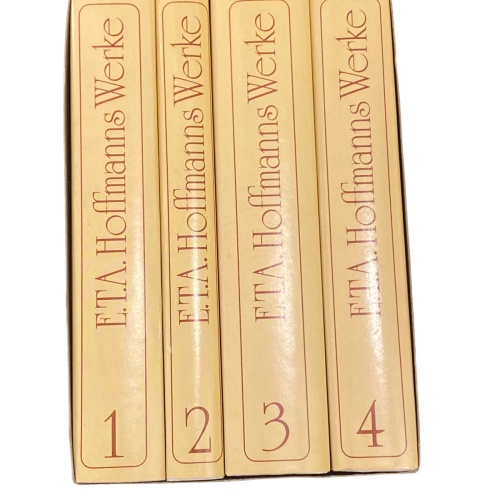 4630 E.T.A. Hoffmann WERKE IN VIER BÄNDEN: BÄNDE 1-4 HC +Abb 4 Bde
