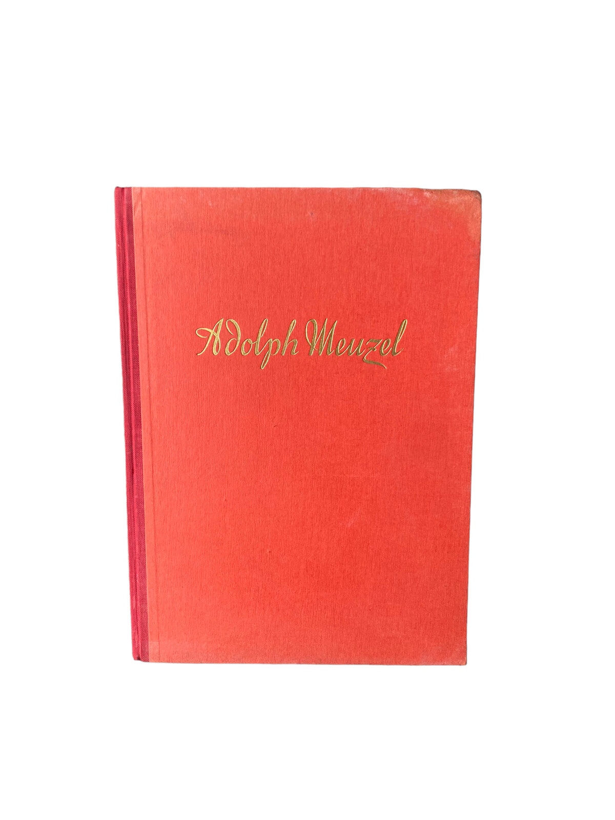 4495 Emil Waldmann DER MALER ADOLPH MENZEL. HC +Abb Verlag Anton Schroll