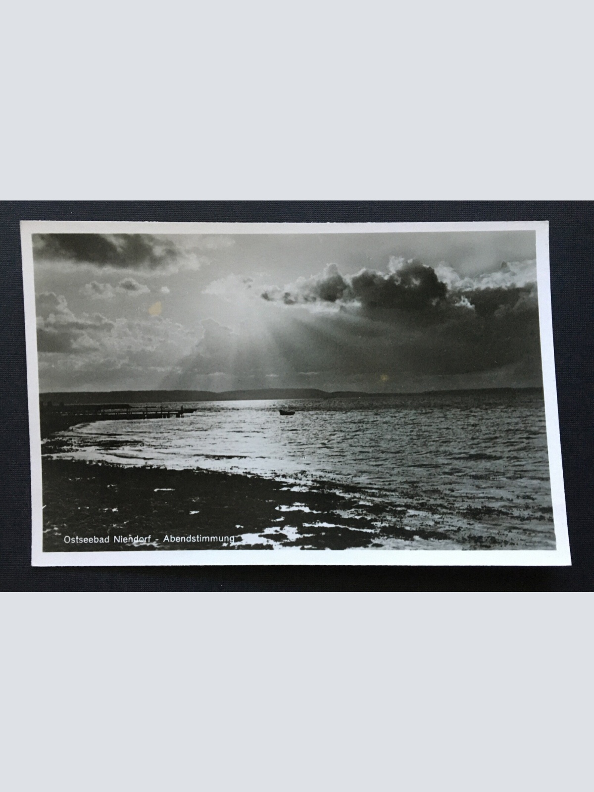 Ostseebad Niendorf Abendstimmung Boot Schleswig-Holstein Deutschland 4006591 TH