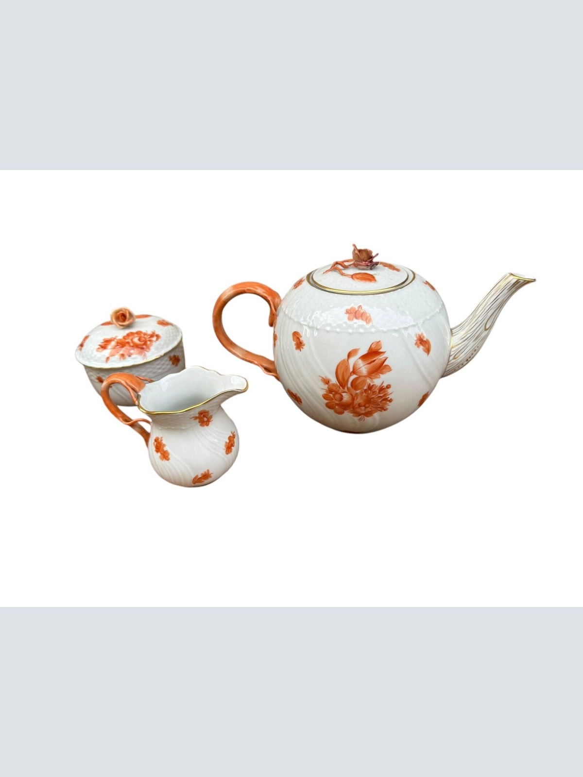 HEREND TEE SERVICE FÜR 6 PERSONEN  Marke von  1942 Rar