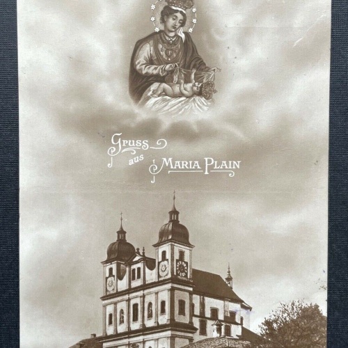 Gruss aus Maria Plain Wallfahrtskirche Basilika Salzburg Österreich 410809 TH