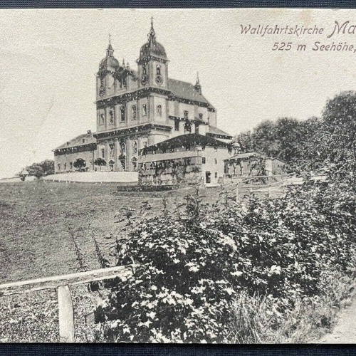 Wallfahrtskirche Maria Plain Salzburg Basilika Baum Weg Österreich 410811 TH
