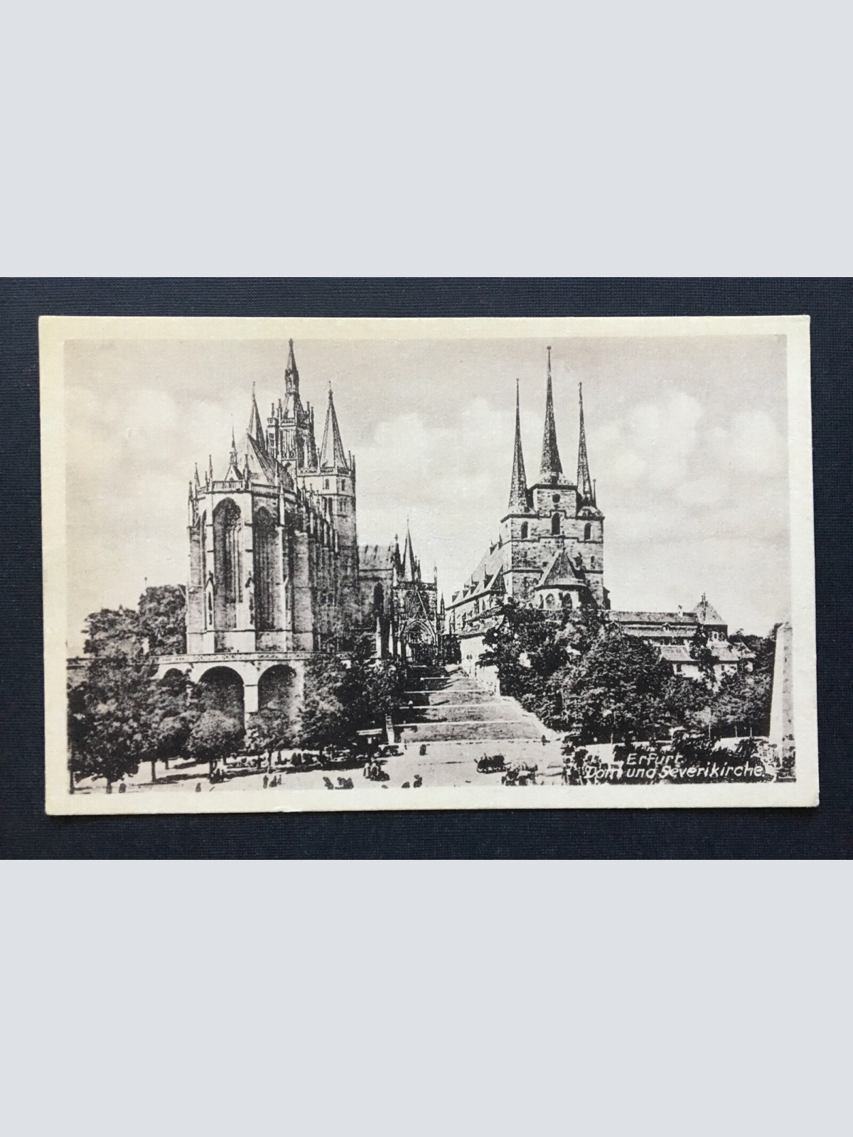 Erfurt Dom & Severikirche Platz Stadt Turm Thüringen Deutschland 401235 TH A