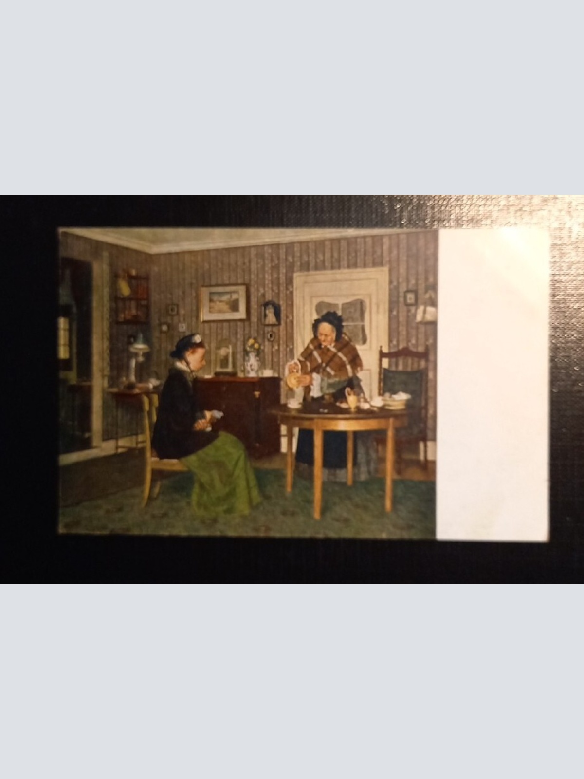 Kaffeebesuch 2 Damen Am Tisch 400747 Ga B