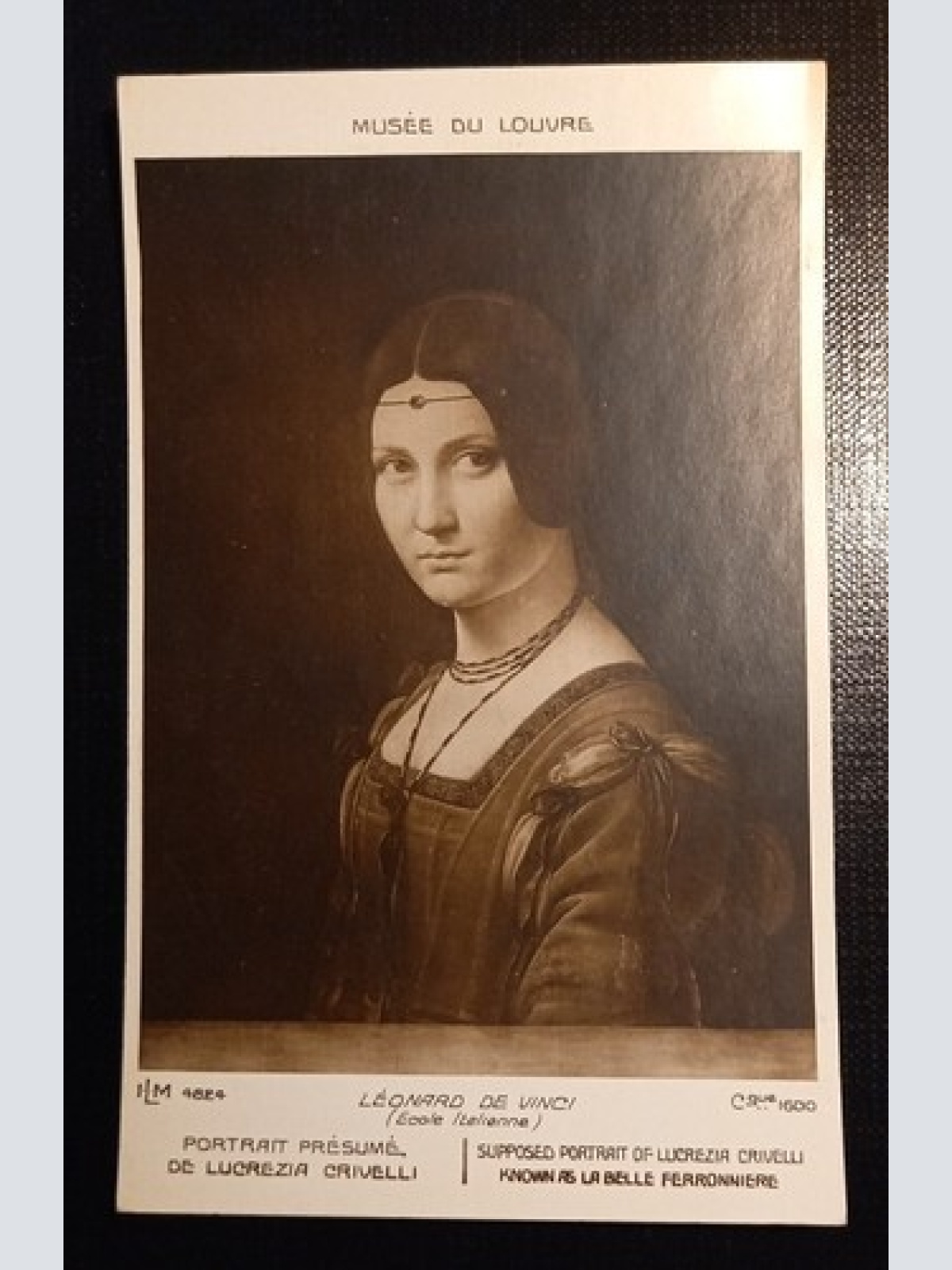 Leonardo De Vinci Porträt De Lucrezia Crivelli 400824 Ga B