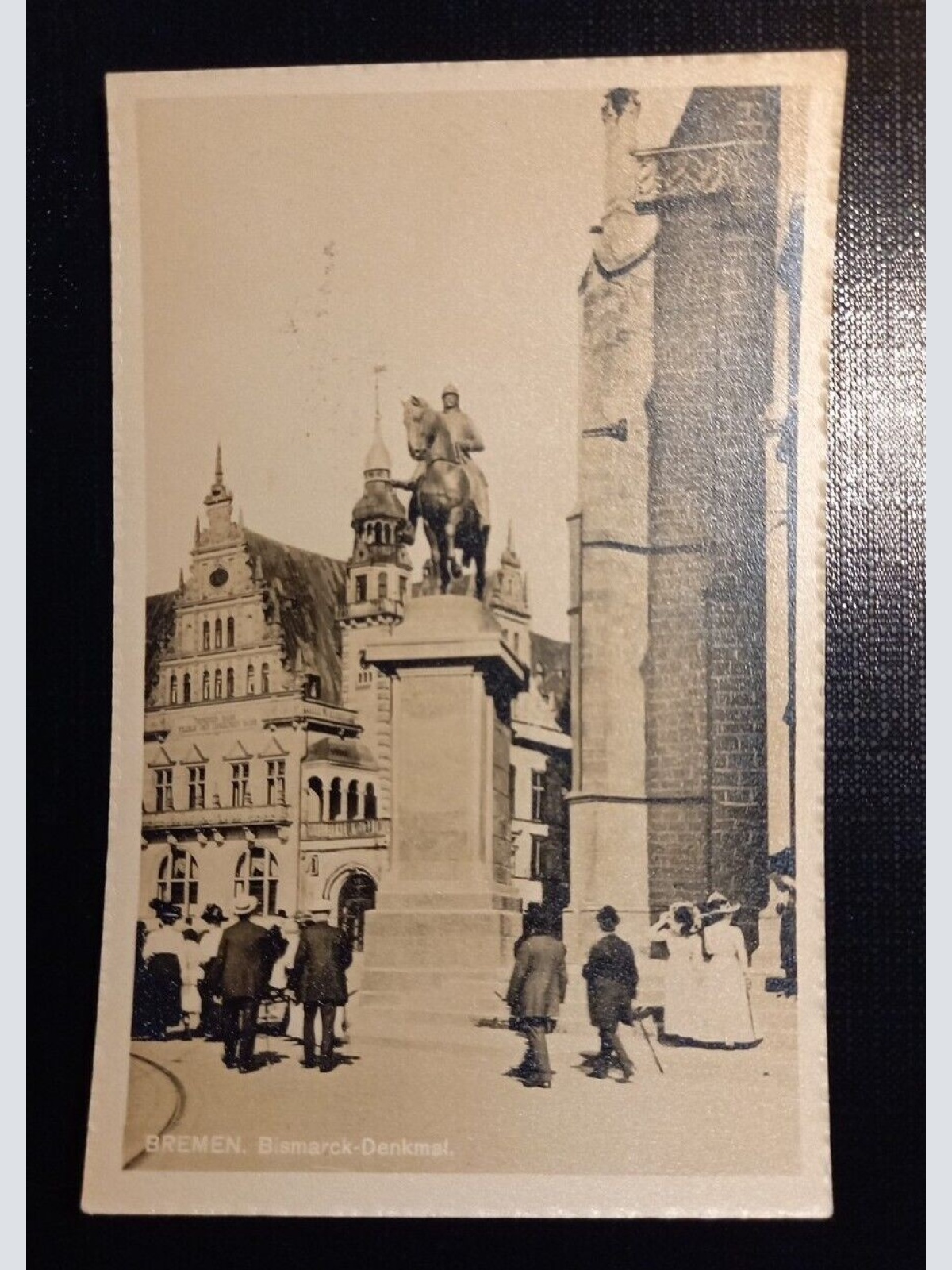 Ansichtskarte Bremen Bismarck Denkmal 070 Ga E