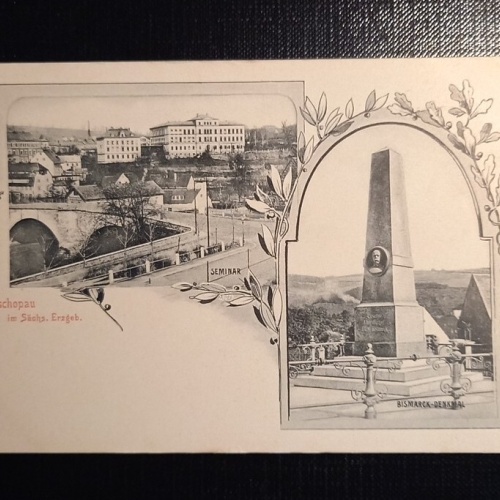 Zschopau Im Sächs.Erzgeb. Bismarckdenkmal 063 Ga B