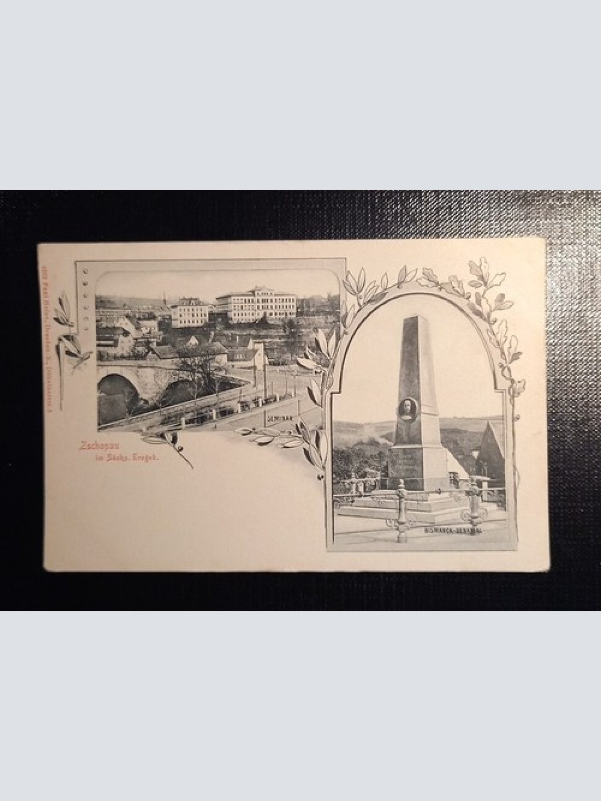 Zschopau Im Sächs.Erzgeb. Bismarckdenkmal 063 Ga B