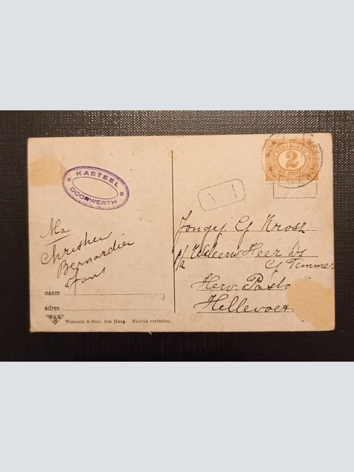 Kamer in het Kasteel Doorwerth 650450 Ga E