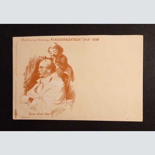 Jubiläums Karte Des Kladderadatsch Bismarck 650114 Ga E
