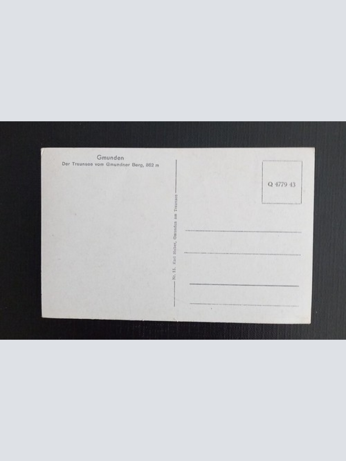 Gmunden Mit Traunsee 650266 Ga E