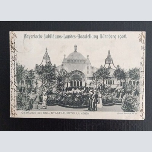 Ansichtskarte Bayrern Jubiläums Landes Ausstellung Dürnberg 1906. 0126 Ga E