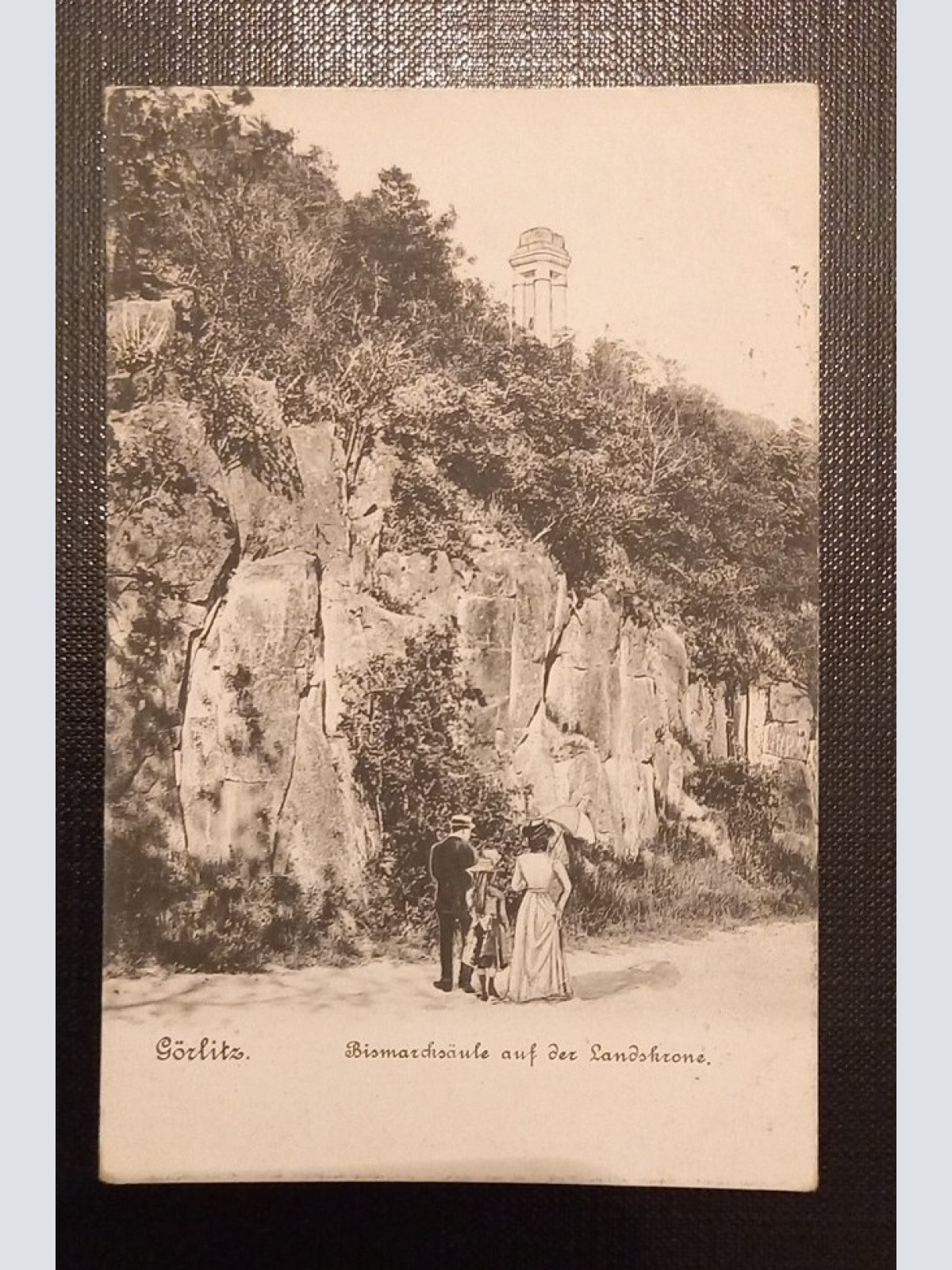 Görlitz Bismarcksäule Aud der Landskrone 101 Ga E