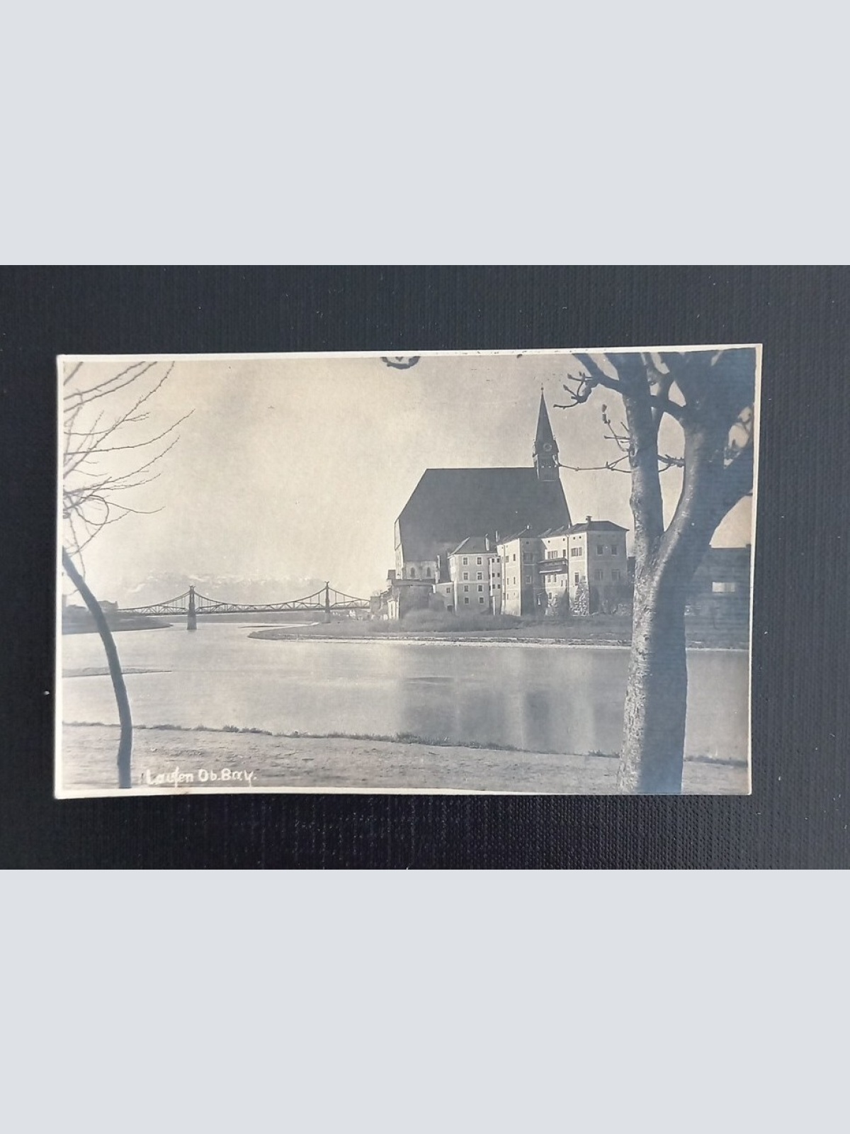 Laufen Ob.Bay. Brücke Kirche 0150 Ga E