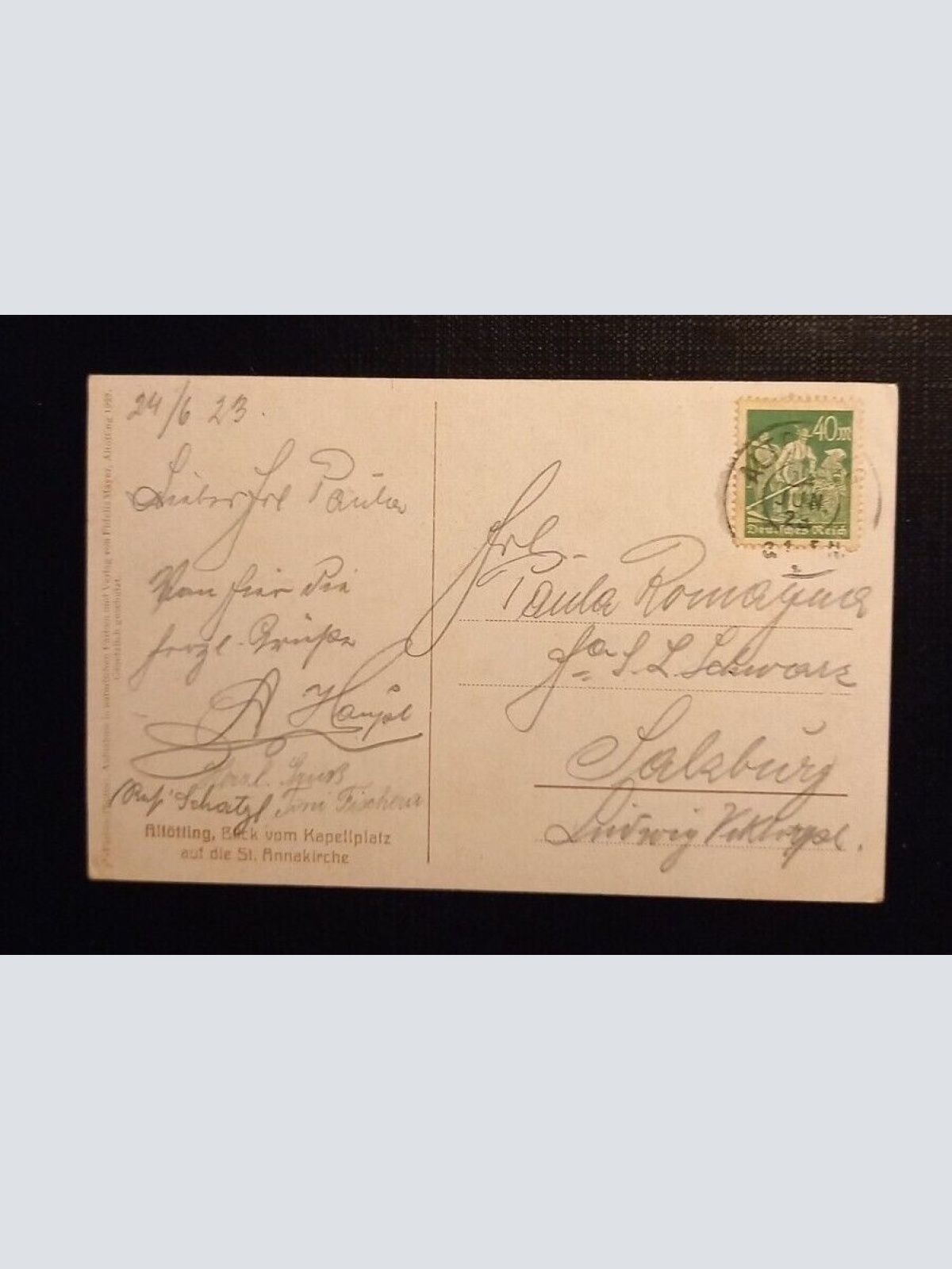 Ansichtskarte Altötting Blick auf die St.Annakirche 402373 Ga E