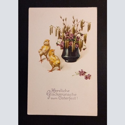 Herzliche Glückwünsche Zum Osterfest Kücken 431 Ga E