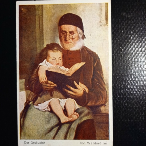 Mann mit Kind, Der Großvater 402778 gr C