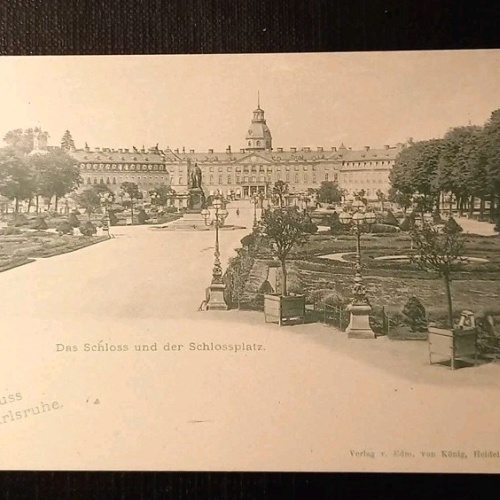 Karlsruhe Schloss Mit Schloßplatz 180221 H Gr
