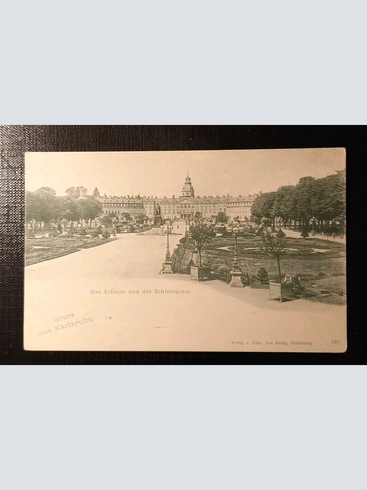 Karlsruhe Schloss Mit Schloßplatz 180221 H Gr