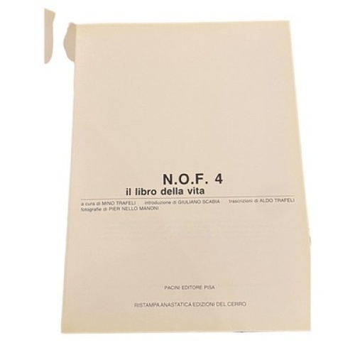 4255 Fernando Nannetti N.O.F.4 IL LIBRO DELLA VITA +Abb
