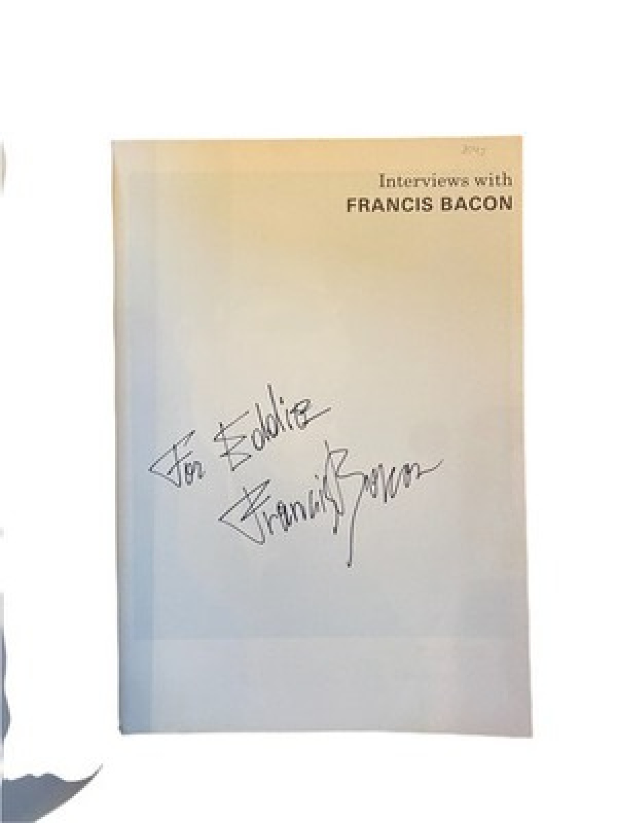 2045 David SYLVESTER INTERVIEWS WITH FRANCIS BACON +Abb