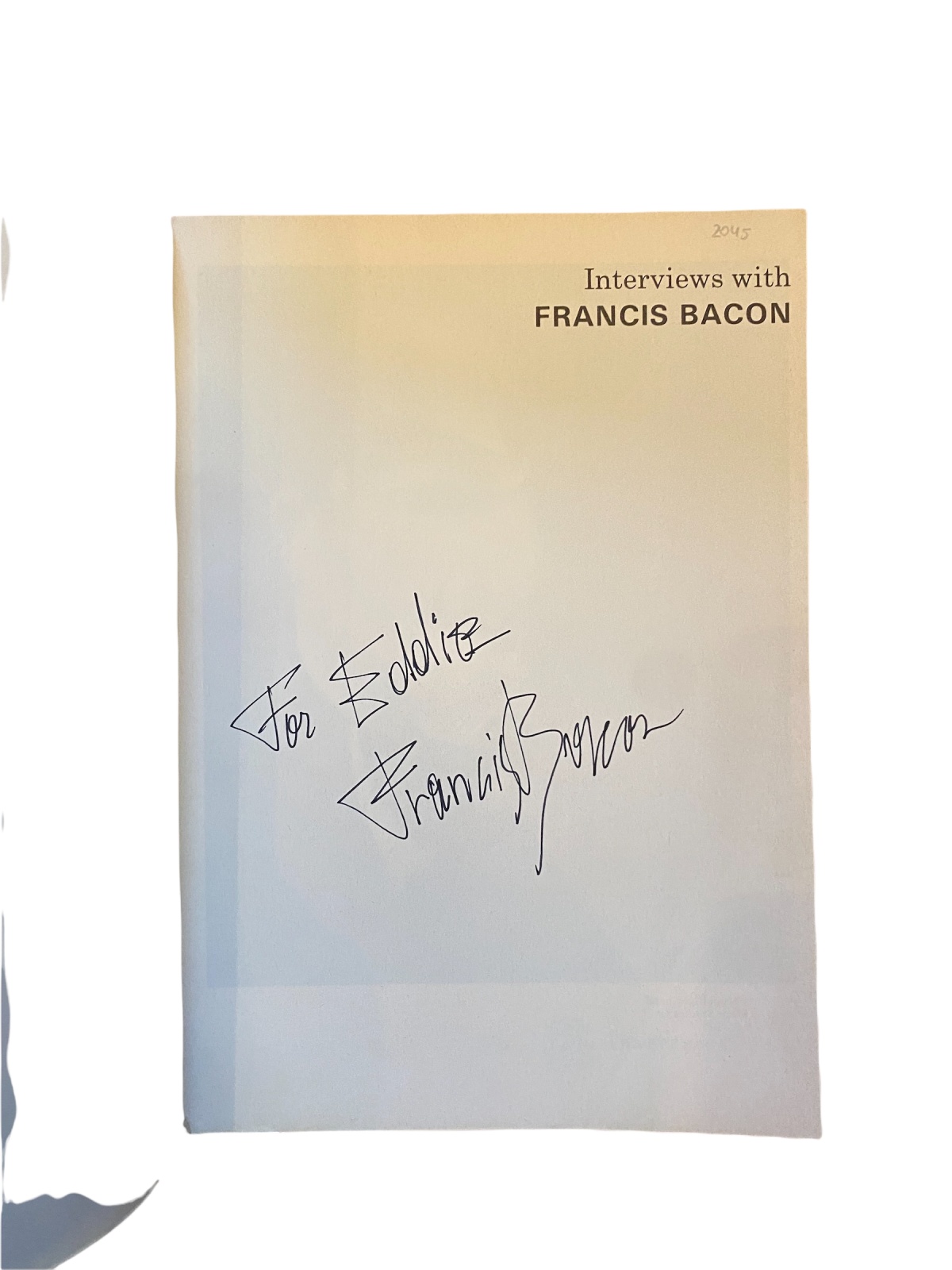 2045 David SYLVESTER INTERVIEWS WITH FRANCIS BACON +Abb