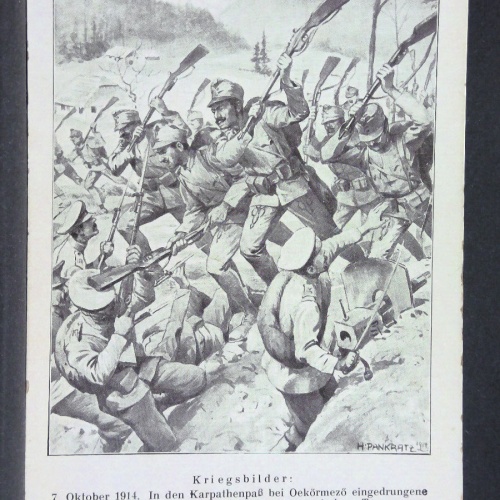 Kriegsbilder Kapathenpaß 1914 Österreichische Armee JW 165461