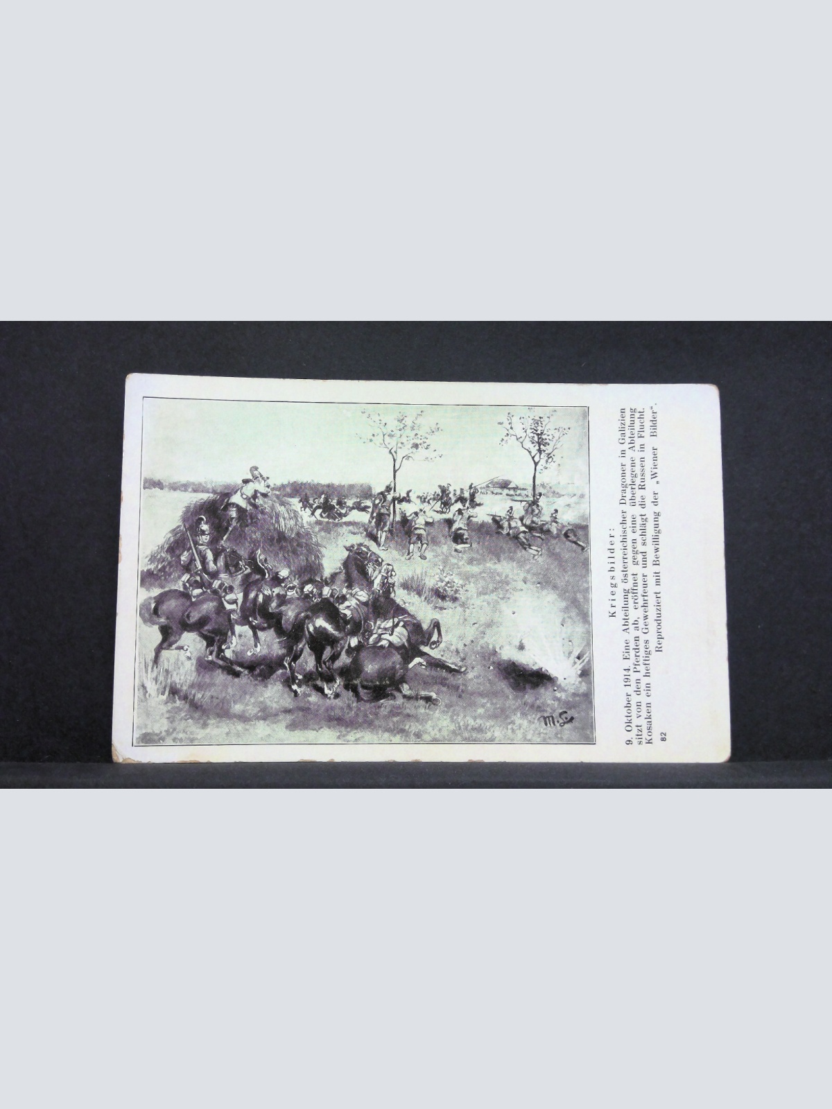 Kriegsbilder 1914 Dragoner in Galizien Österreichische Armee JW 165479