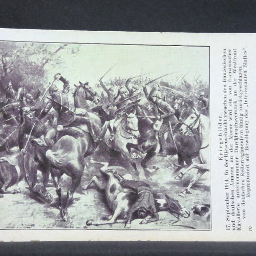 Kriegsbilder 1914 Riesenschlacht Österreichische Armee JW 62362