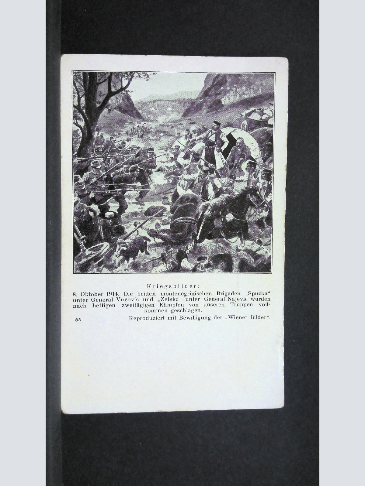 Kriegsbilder montenegrinische Brigaden Österreichische Armee JW 65471