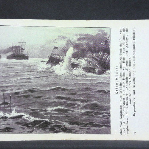 Kriegsbilder Seeschlacht Schiffe Österreichische Armee JW 165458