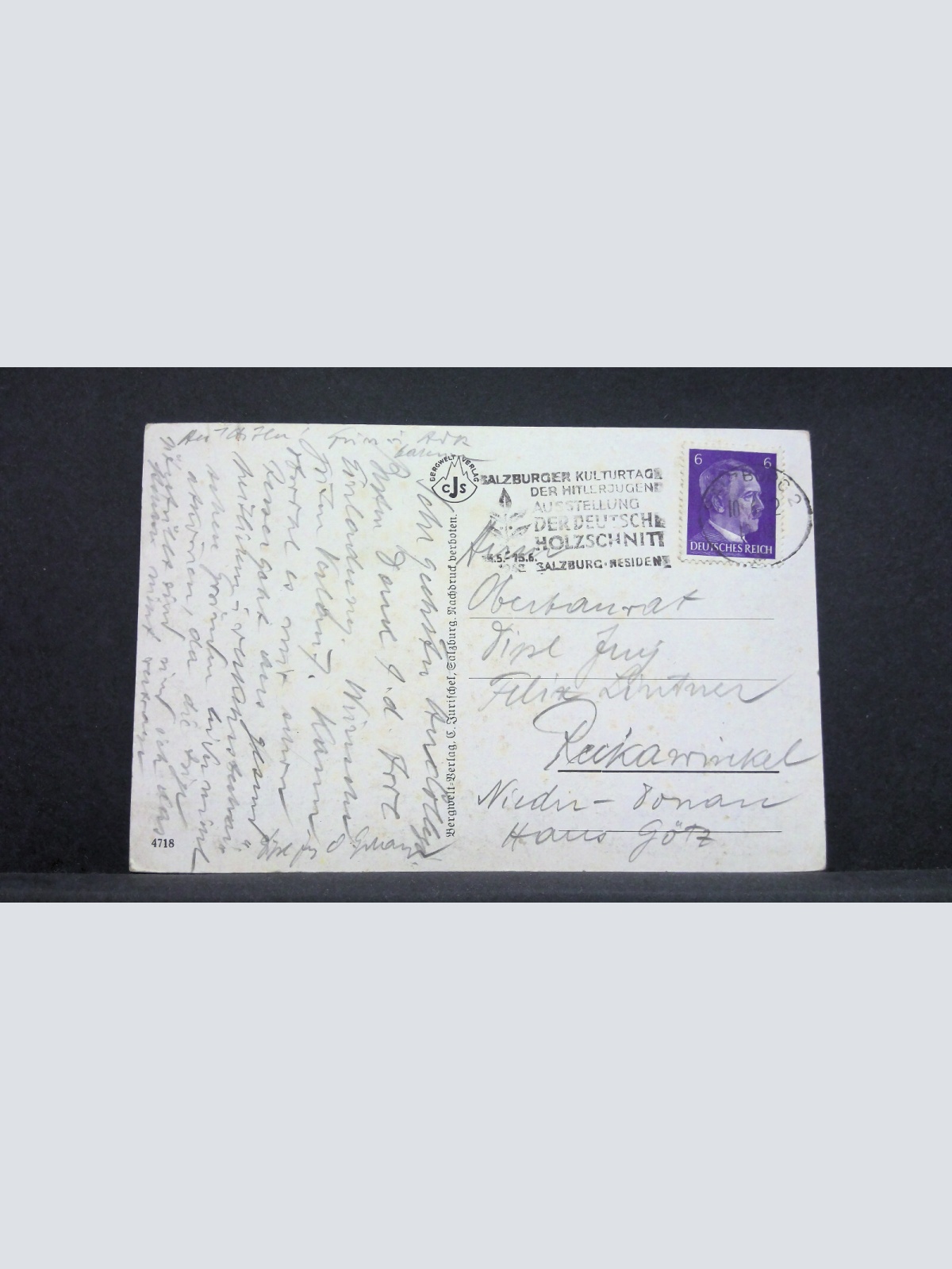 Salzburg vom Imberg mit Festung Berge JW 165605