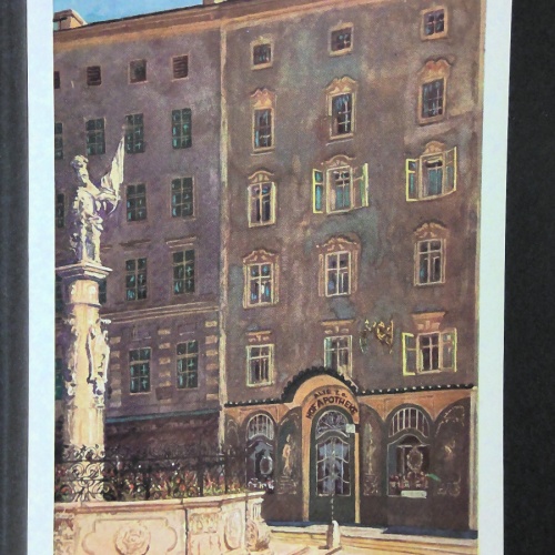 Alte Hofapotheke Salzburg Ludwig Viktorplatz 6 Zeichnung JW 4351