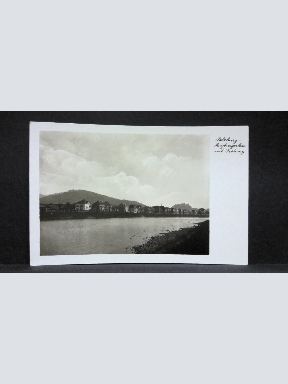 Salzburg Mayburgerkai mit Festung JW 5606