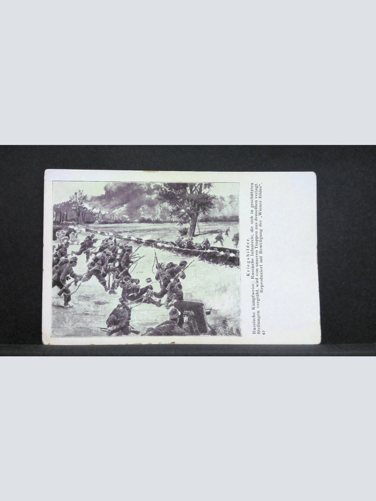 Kriegsbilder Russische Kampfweise Österreichische Armee JW 165480