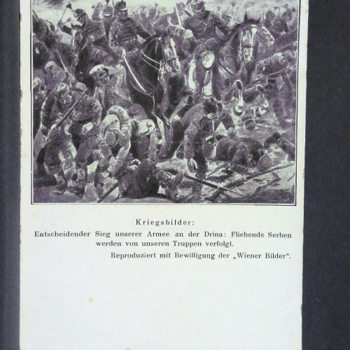 Kriegsbilder Sieg bei Drina Österreichische Armee JW 165444