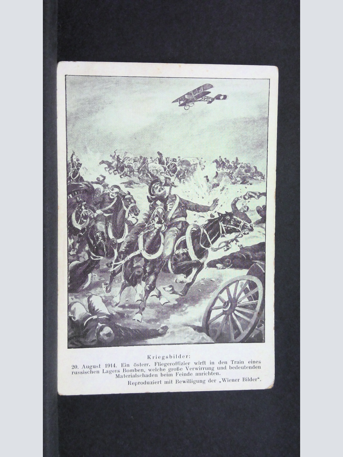 Kriegsbilder 1914 Fliegeroffizier Österreichische Armee JW 77111