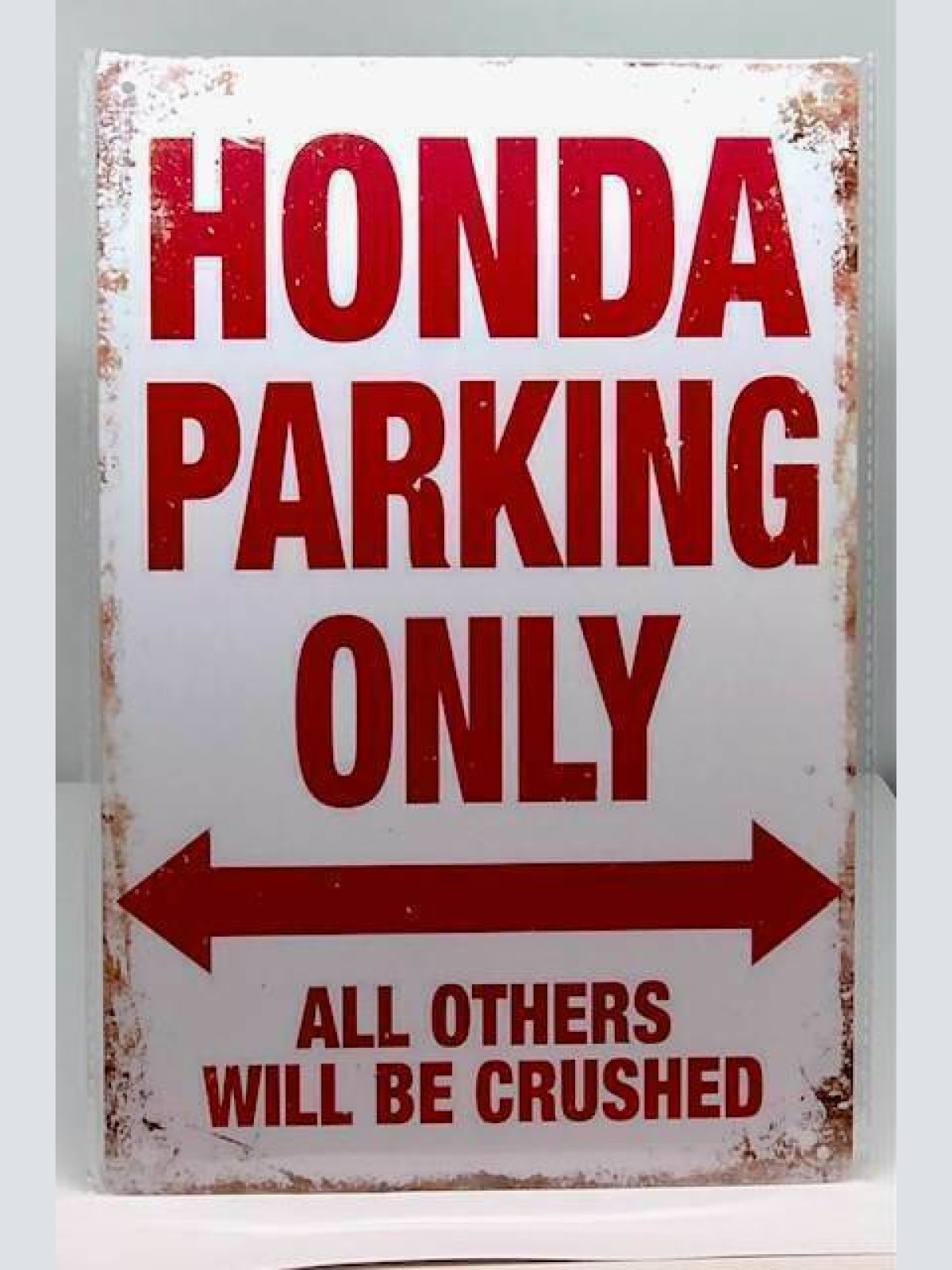 Nostalgie Nostalgie Retro Schild "Honda Parking only" 30x20 12024