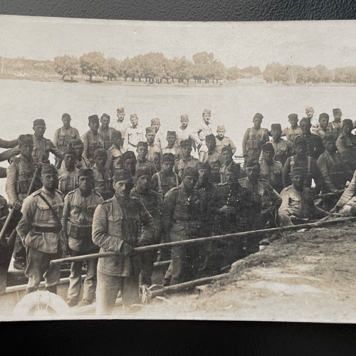 Soldaten Ruderboot Uniform Feldkappe See Wald Marine Militär Krieg 402497 TH