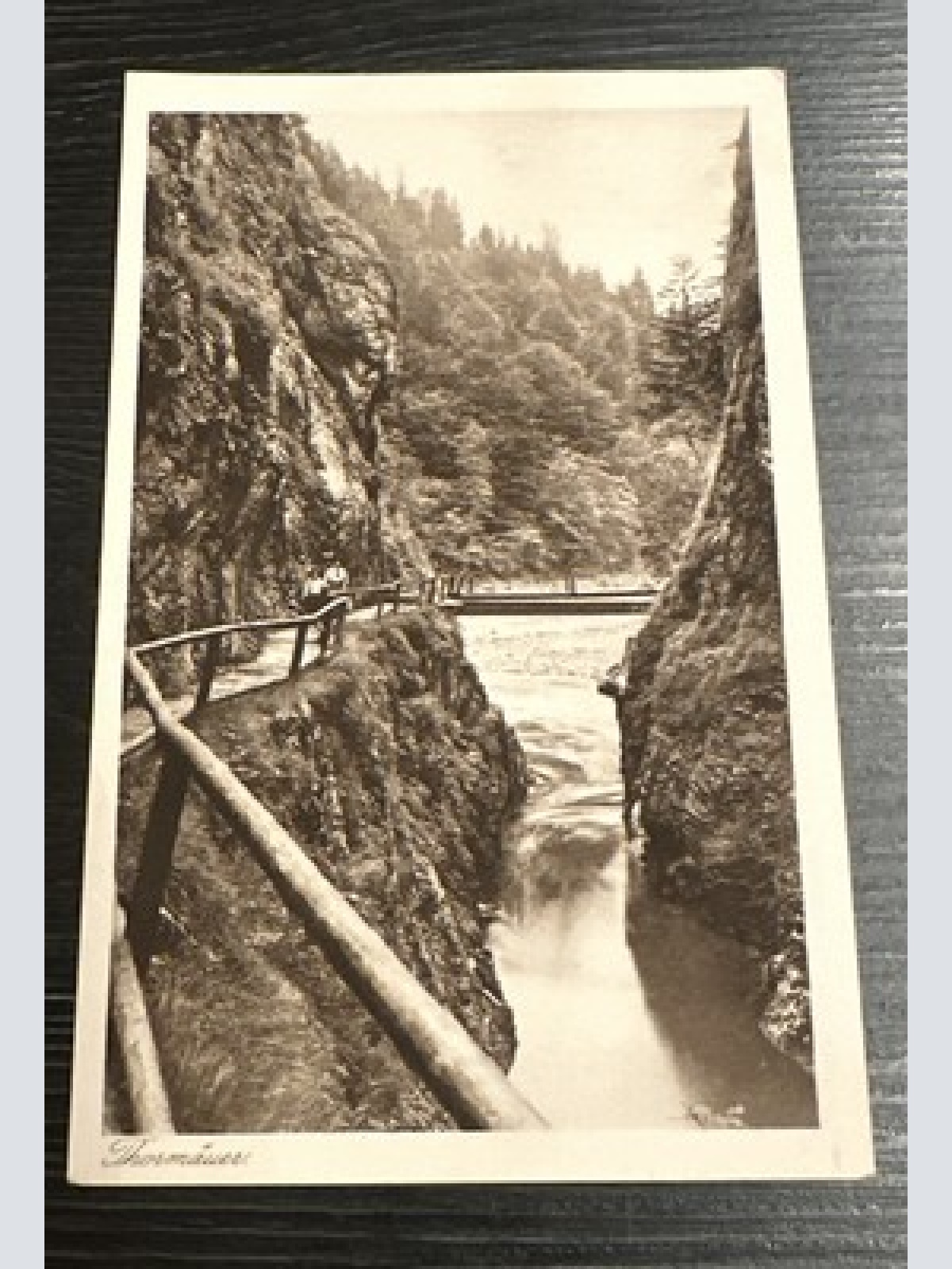 Ansichtskarte Gaming Thormäuer Klamm Wanderer Niederösterreich 6345894 J