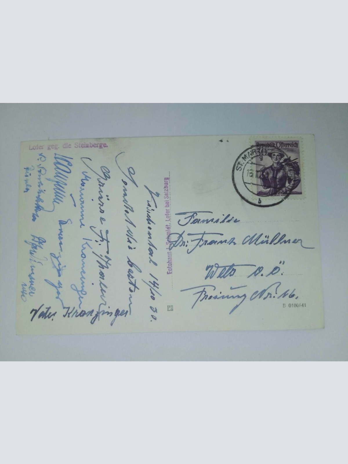 Lofer bei Salzburg gegen die Steinberge 80036