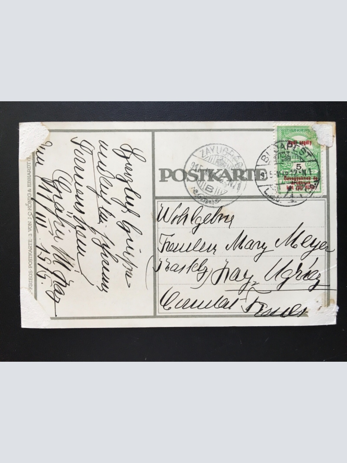 Wilhelm II. (Keune) - Statue 1914 - Noch nie ward Deutschland… 170067 TH