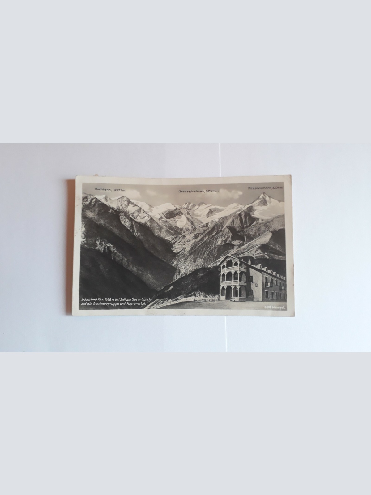 Schmittenhöhe 1968m bei Zell am See Blick Glocknergruppe und Kaprunertal 25019