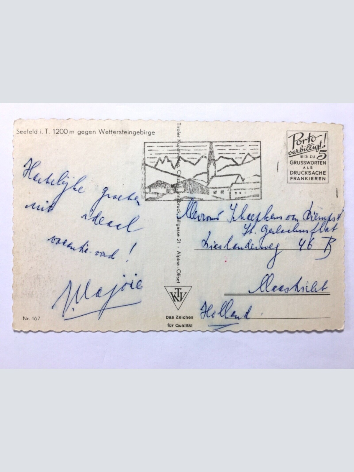 Seefeld in Tirol gegen Wettersteingebirge 40118 TH