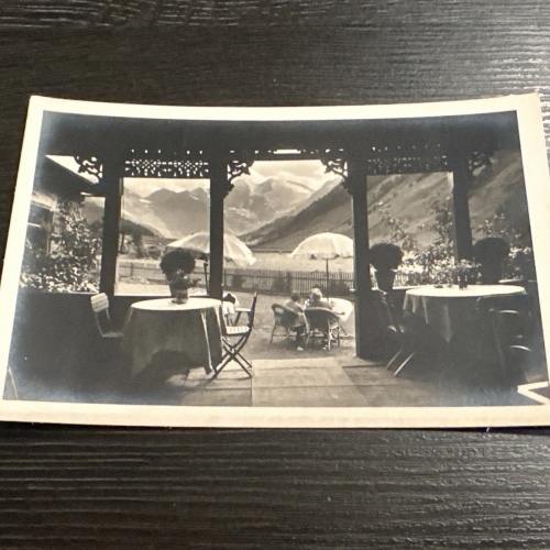 Ansichtskarte Ferleiten Alpengasthof Lukushansl 1926 Ausblick Terrasse 6345893 J