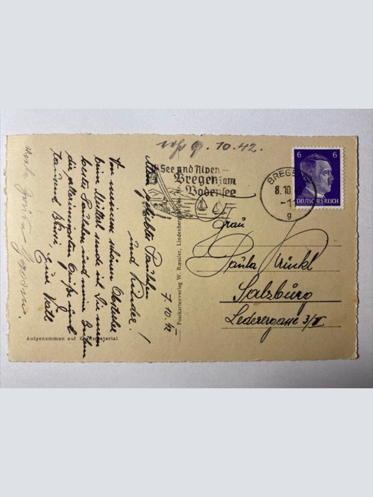 See und Alpen, Bregenz am Bodensee 400555 AH A