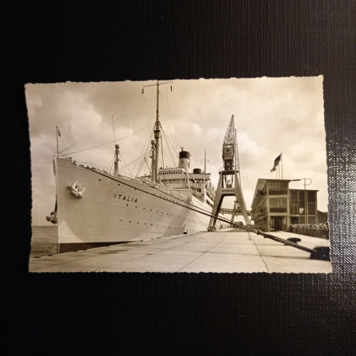 Cuxhaven, Italia Schiff am Steuberhöft 402798 gr C